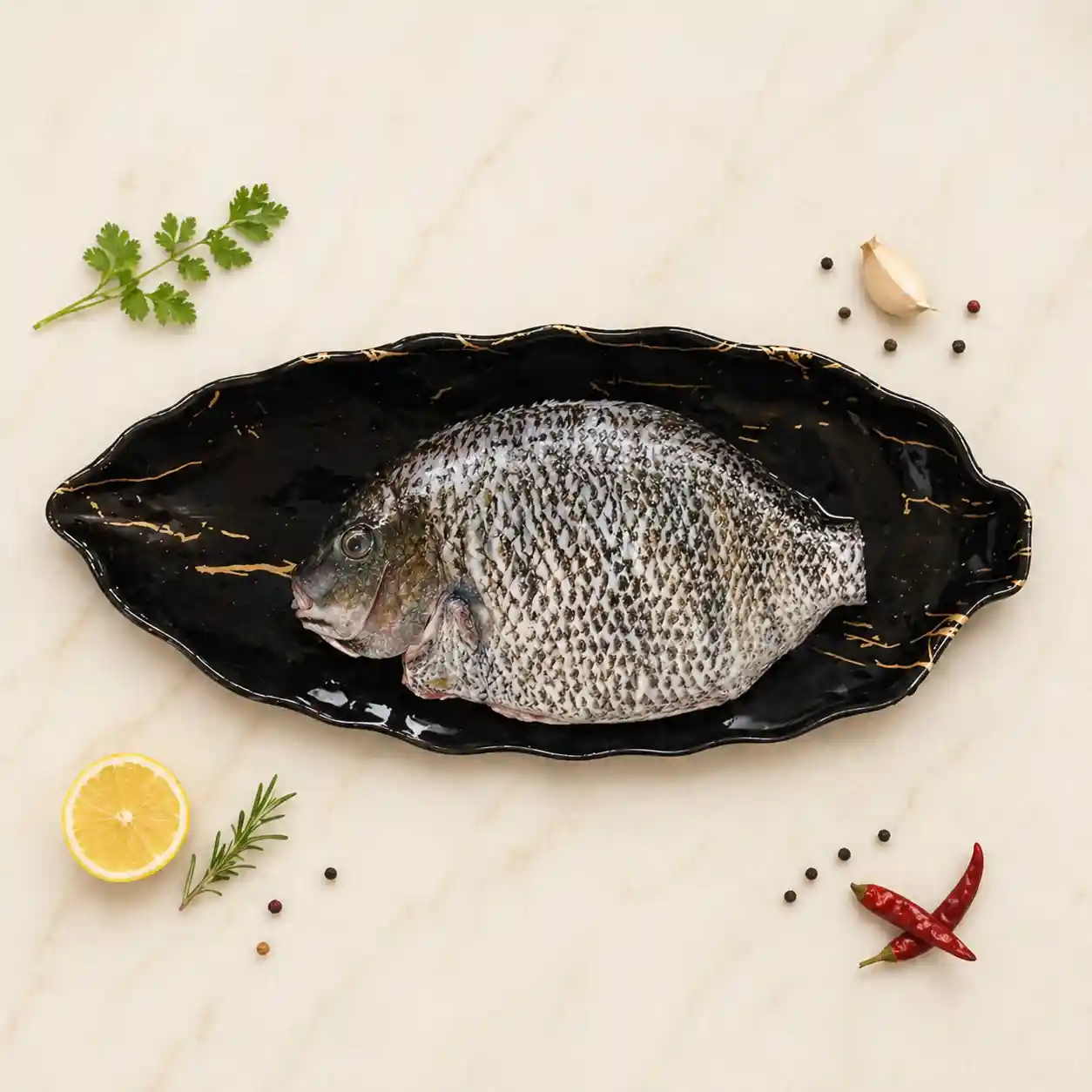 Pearl Spot / Karimeen / ಕರಿಮೀನು